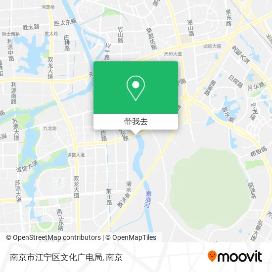 南京市江宁区文化广电局地图