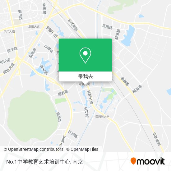 No.1中学教育艺术培训中心地图