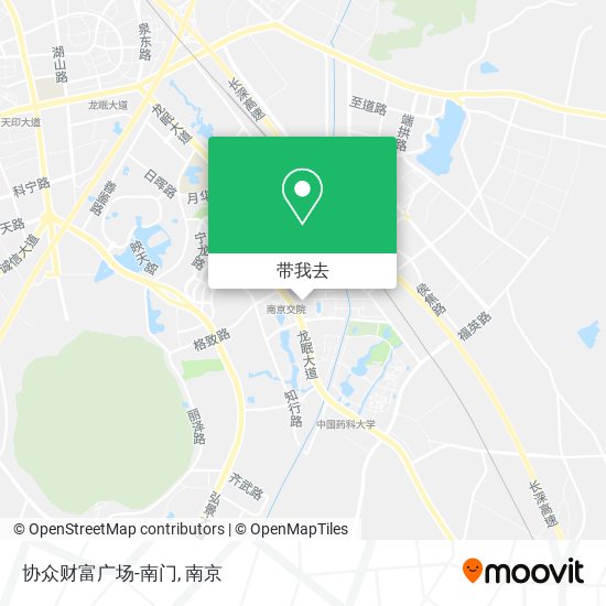 协众财富广场-南门地图