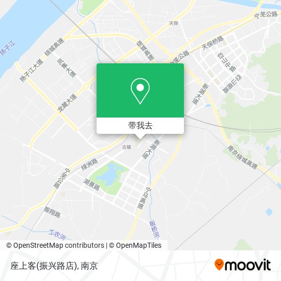 座上客(振兴路店)地图