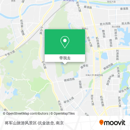 将军山旅游风景区-抗金故垒地图