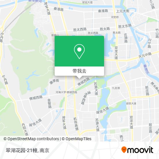 翠湖花园-21幢地图