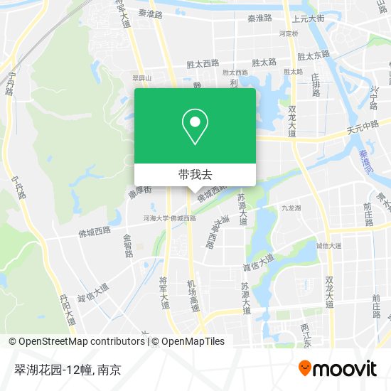 翠湖花园-12幢地图