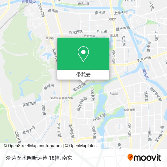 爱涛漪水园听涛苑-18幢地图