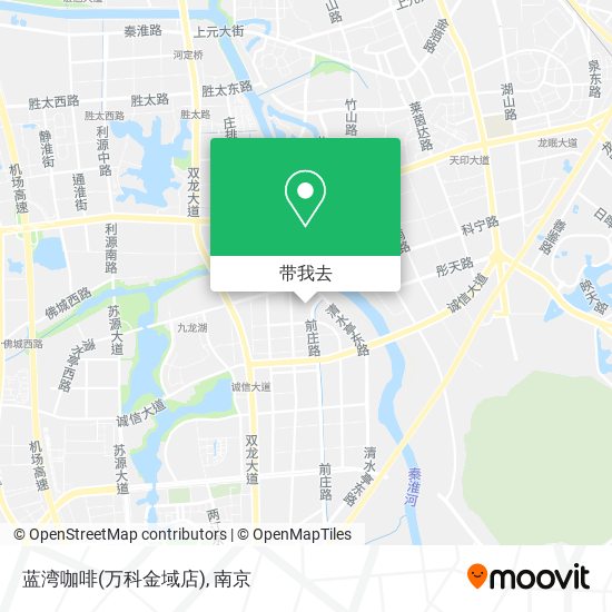 蓝湾咖啡(万科金域店)地图