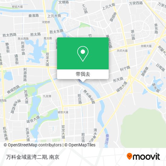 万科金域蓝湾二期地图