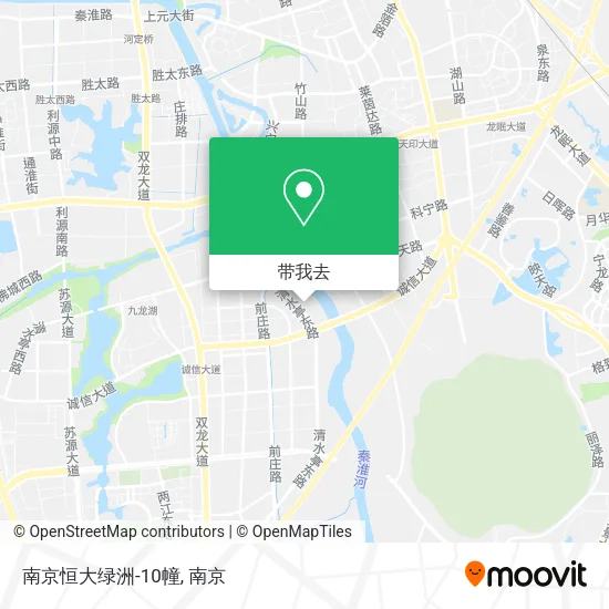 南京恒大绿洲-10幢地图