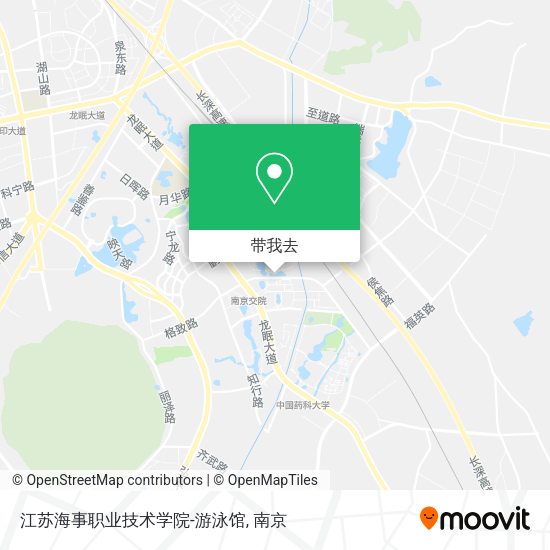 江苏海事职业技术学院-游泳馆地图