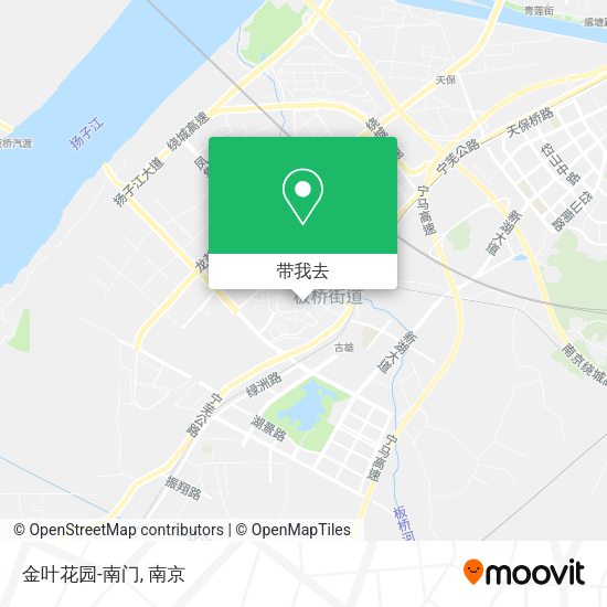 金叶花园-南门地图