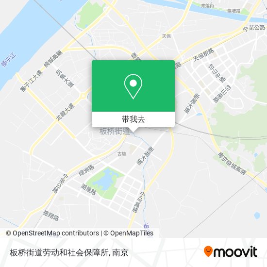 板桥街道劳动和社会保障所地图