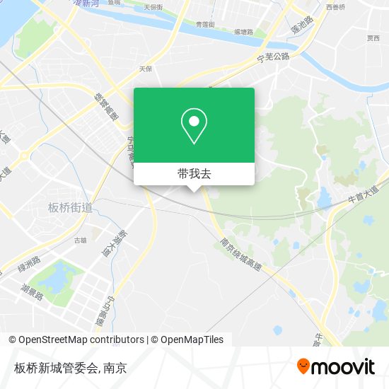 板桥新城管委会地图
