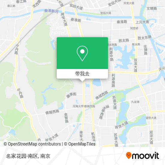 名家花园-南区地图