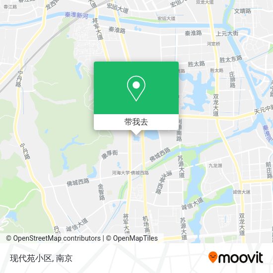现代苑小区地图