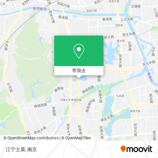 江宁土菜地图