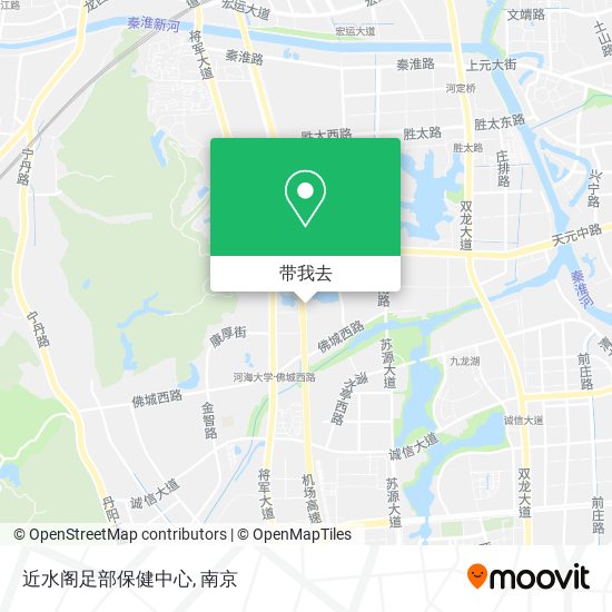 近水阁足部保健中心地图