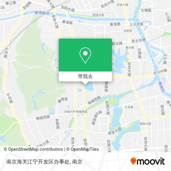 南京海关江宁开发区办事处地图