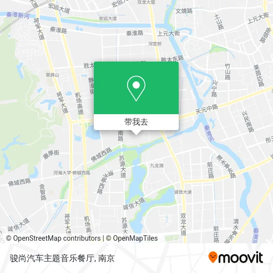 骏尚汽车主题音乐餐厅地图