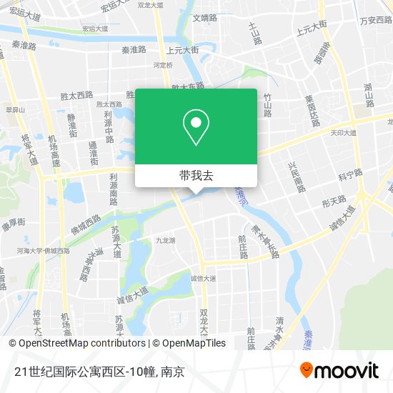 21世纪国际公寓西区-10幢地图