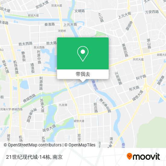 21世纪现代城-14栋地图