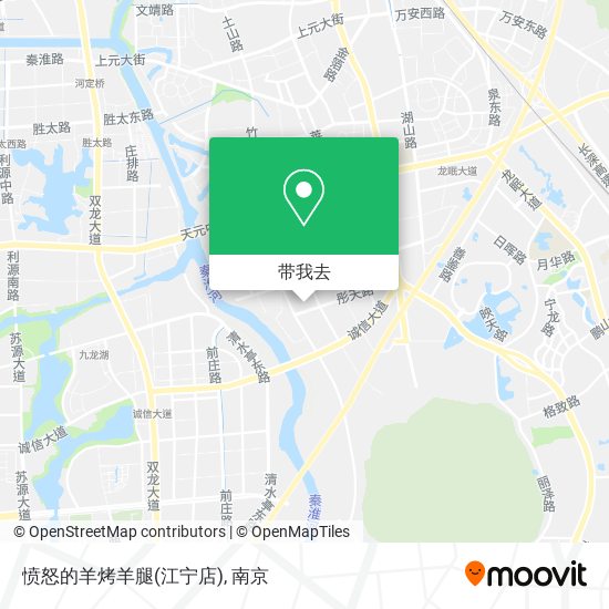 愤怒的羊烤羊腿(江宁店)地图