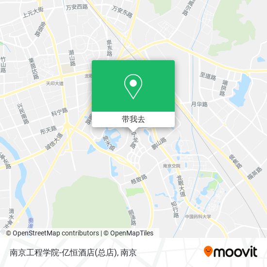 南京工程学院-亿恒酒店(总店)地图