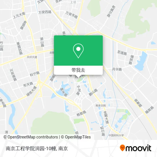 南京工程学院润园-10幢地图