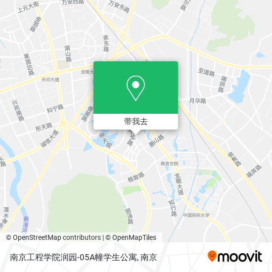 南京工程学院润园-05A幢学生公寓地图