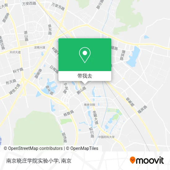 南京晓庄学院实验小学地图