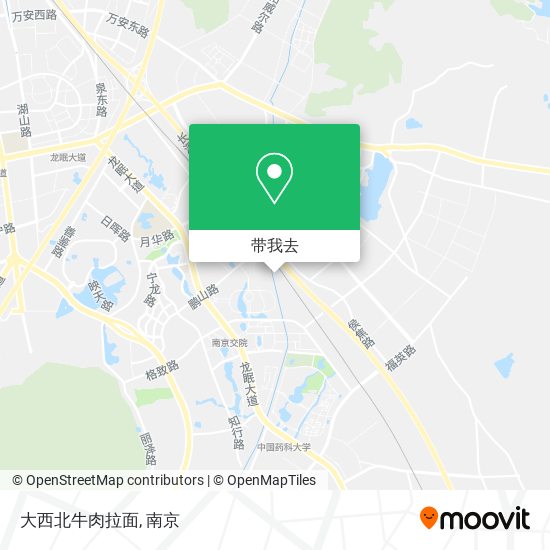 大西北牛肉拉面地图