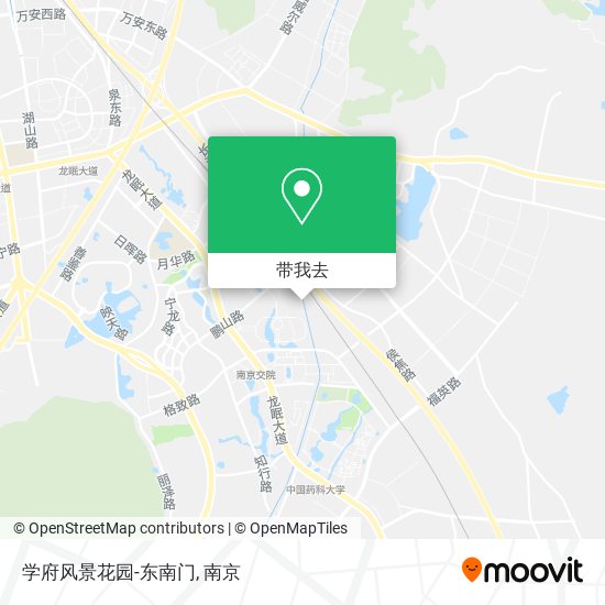 学府风景花园-东南门地图