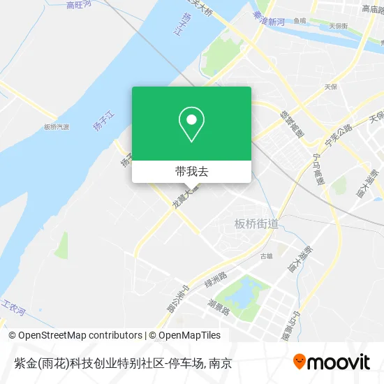 紫金(雨花)科技创业特别社区-停车场地图