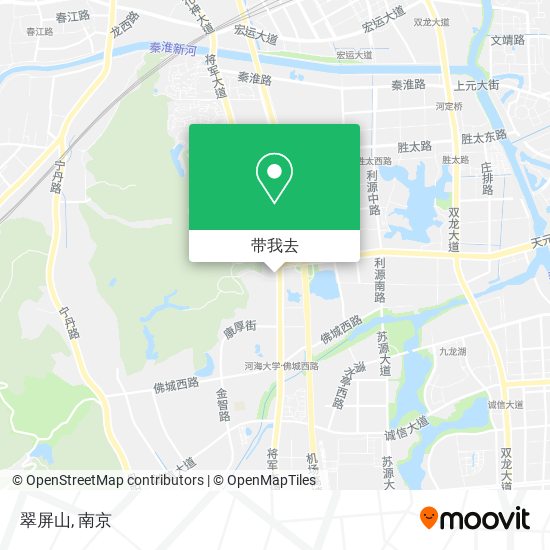 翠屏山地图
