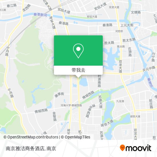 南京雅洁商务酒店地图