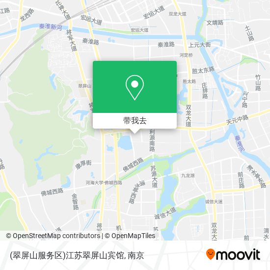 (翠屏山服务区)江苏翠屏山宾馆地图