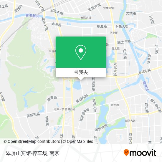 翠屏山宾馆-停车场地图