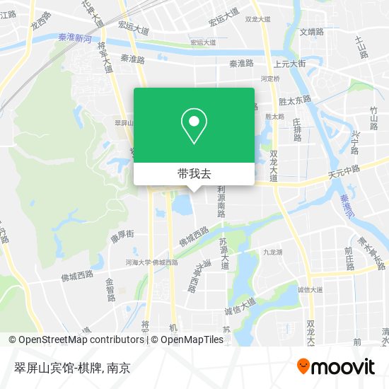 翠屏山宾馆-棋牌地图