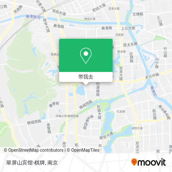 翠屏山宾馆-棋牌地图