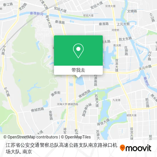 江苏省公安交通警察总队高速公路支队南京路禄口机场大队地图