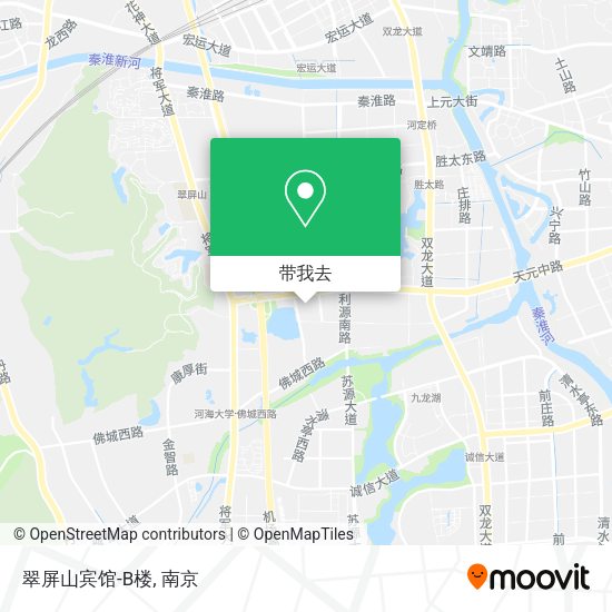 翠屏山宾馆-B楼地图