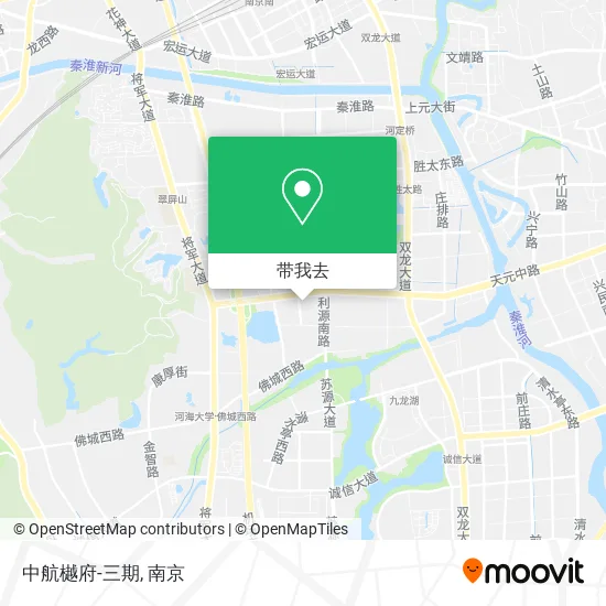 中航樾府-三期地图