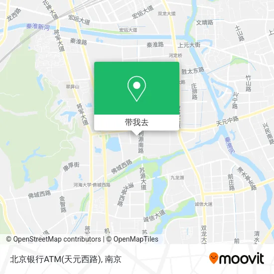 北京银行ATM(天元西路)地图