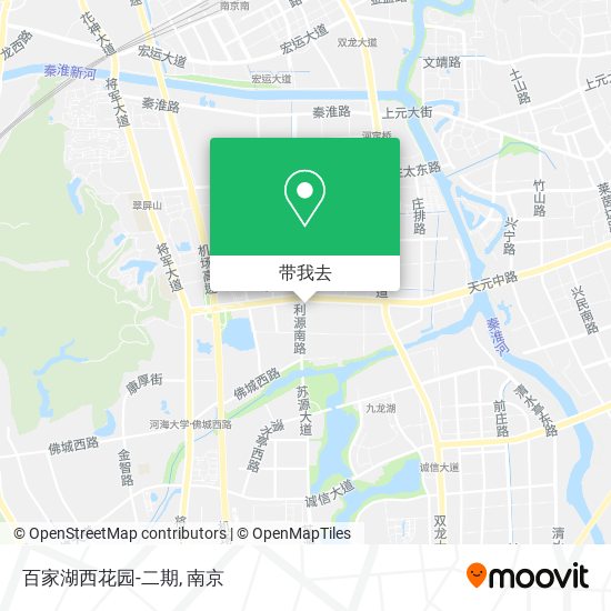 百家湖西花园-二期地图