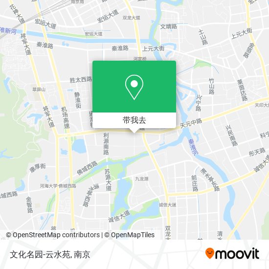 文化名园-云水苑地图