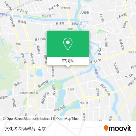 文化名园-涵翠苑地图