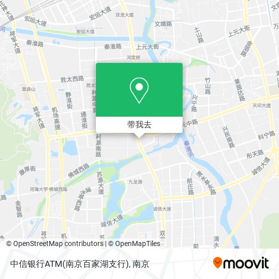 中信银行ATM(南京百家湖支行)地图