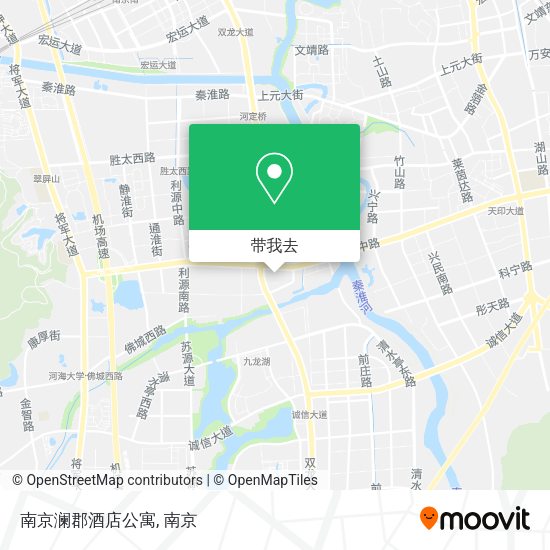 南京澜郡酒店公寓地图