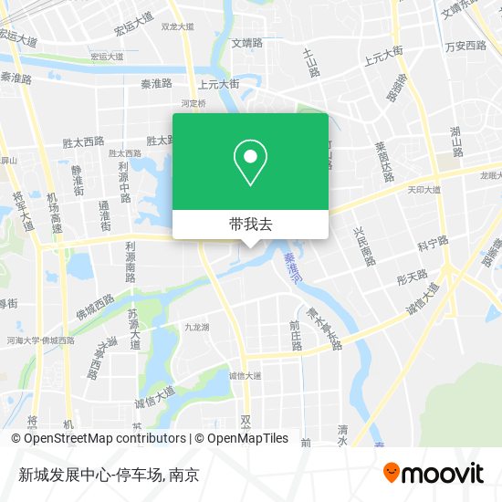 新城发展中心-停车场地图