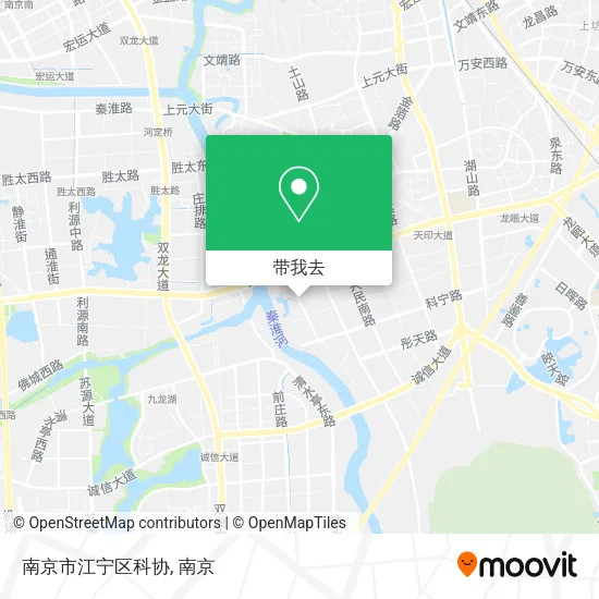 南京市江宁区科协地图