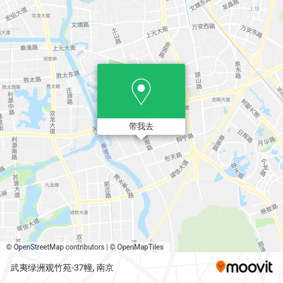 武夷绿洲观竹苑-37幢地图
