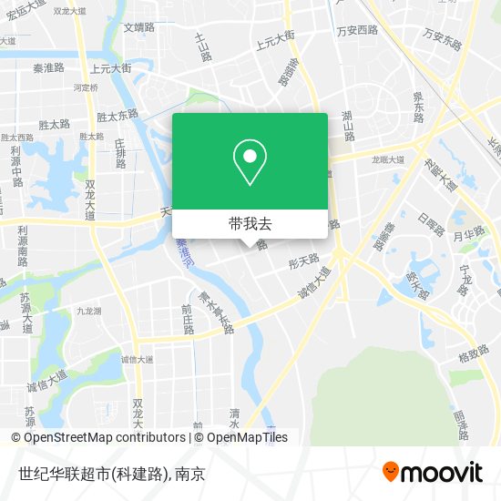 世纪华联超市(科建路)地图